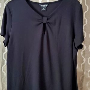 Liz Claiborne black short sleeve shirt size XXL